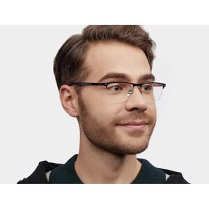 ZEELOOL Brock Black Glasses‎ Frame JGI892395-01 Modern Style